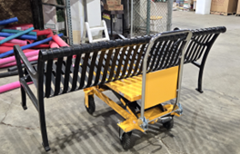 Bench Cart for Injury Prevention